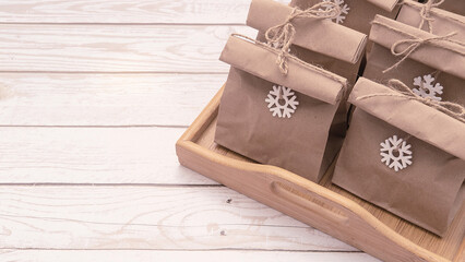 Christmas advent calendar 2022 the concept of Christmas