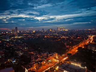 Jakarta at night