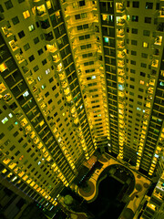 Jakarta abstract background with buildings