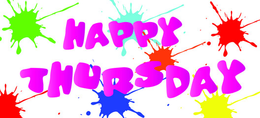 Happy Wednesday vector Illustration. Creative vector design for poster, banner, greeting cards, and motivation qouto.typography design.