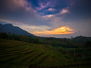 Sunset Ciremai North side