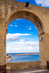 Obraz na płótnie Canvas Malta Landschaft Insel Himmel Architektur Reisen Meer 