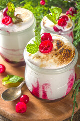 Cranberry layered Dessert