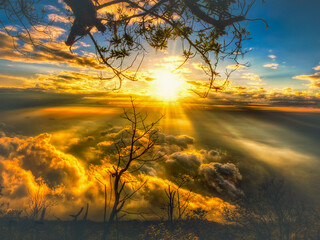 Ciremai 2800 meters high view