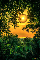 Sunrise from gunung jati