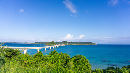 下関市の角島大橋の絶景