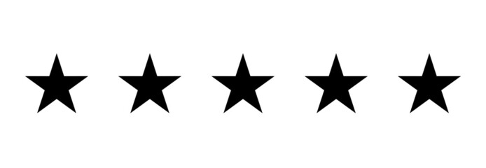 star icon set, rating icon, star symbol