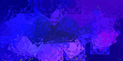 Dark Purple vector layout with triangle forms.