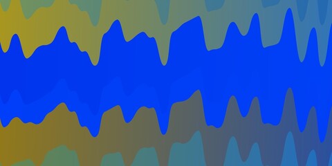 Light Blue, Yellow vector background with bows.