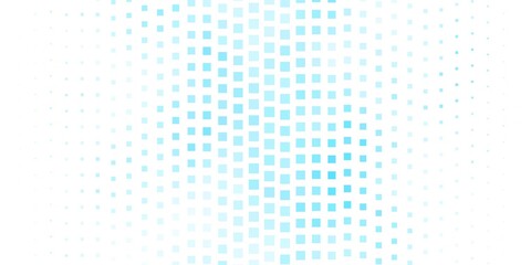 Fototapeta premium Light BLUE vector texture in rectangular style.