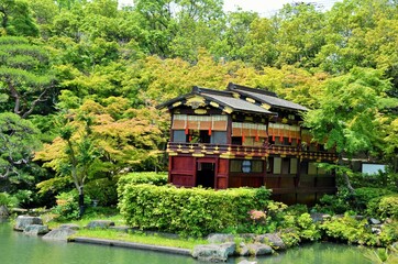相楽園 船屋形