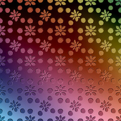 multicolor metallizzato fiori