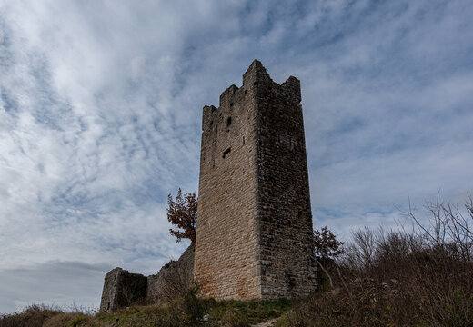ruins of medieval castle