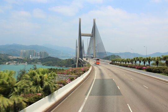 Road from the Hong Kong airport