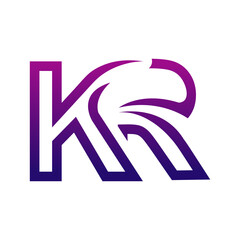 Creative KR logo icon design