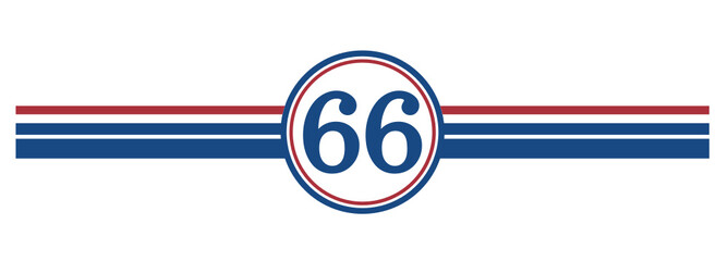66th Birthday, number 66 classic style Aged To Perfection Birthday retro desgn