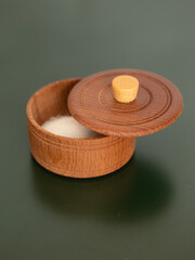 wooden salt shaker