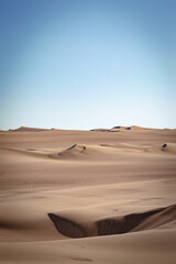 peru dunes and desert in ica huacachina