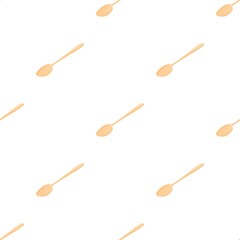 Wooden spoon pattern seamless background texture repeat wallpaper geometric vector