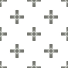 Obraz premium Empty road intersection pattern seamless background texture repeat wallpaper geometric vector