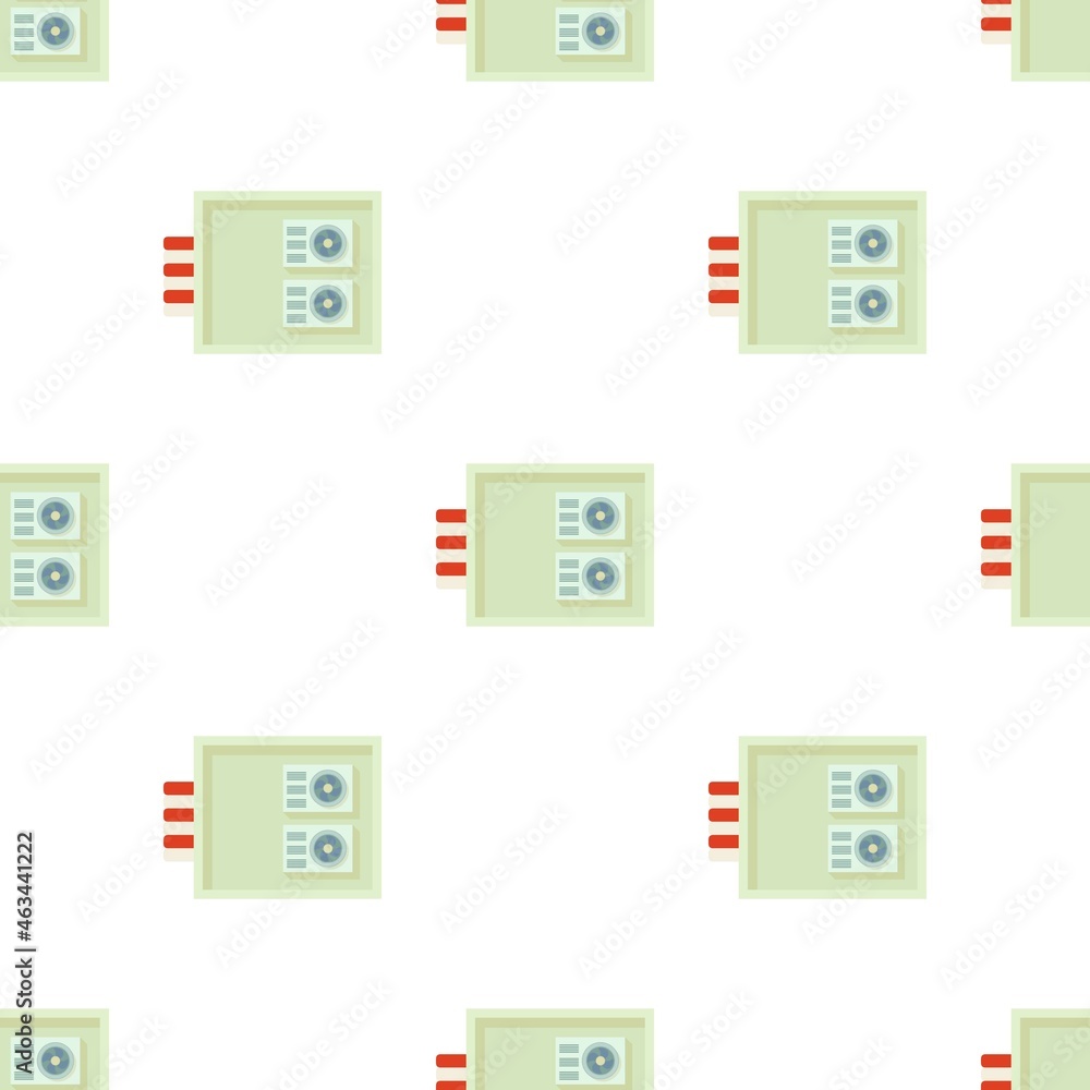Poster top view of modern building with conditioners pattern seamless background texture repeat wallpaper g