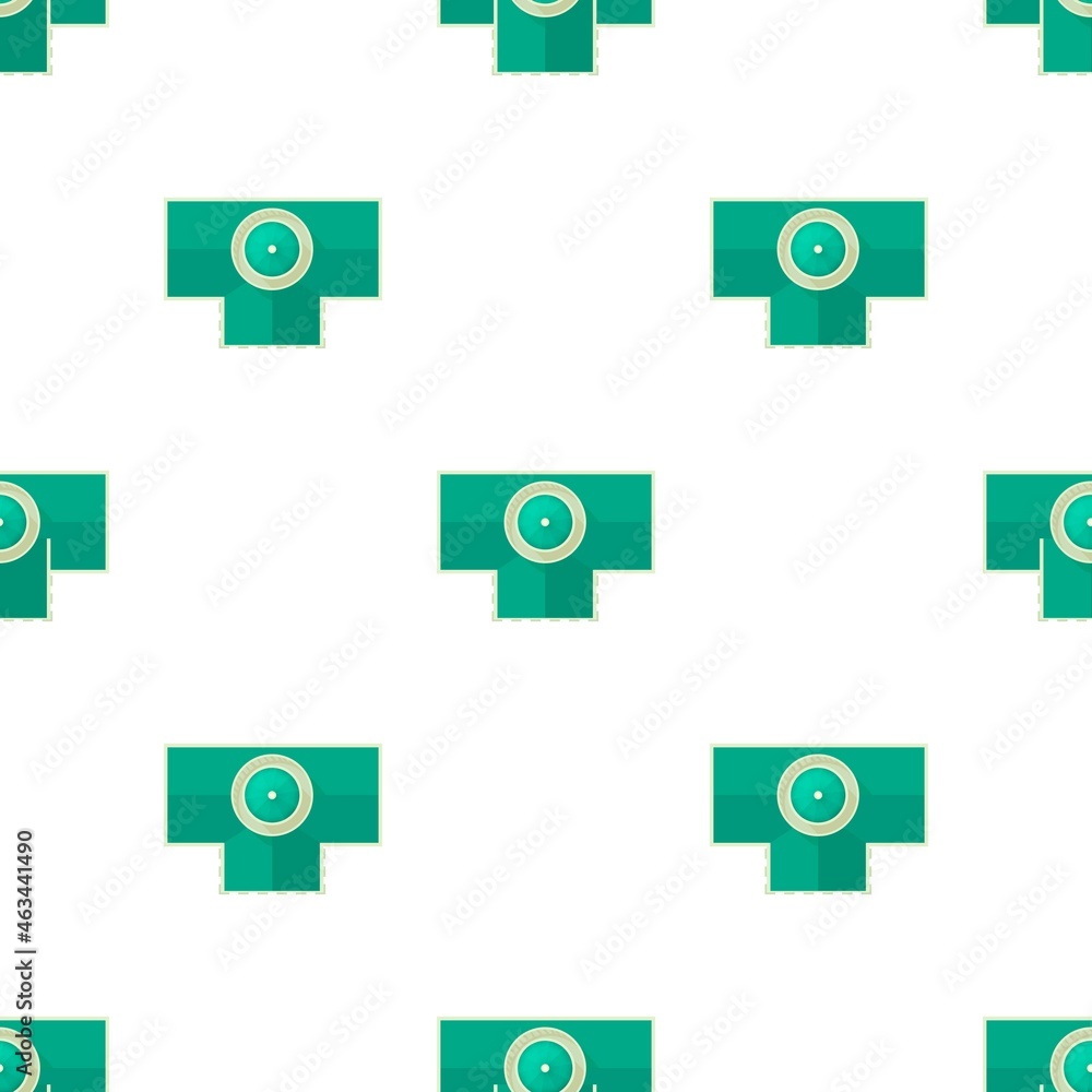 Aufkleber building with the dome top view pattern seamless background texture repeat wallpaper geometric vecto