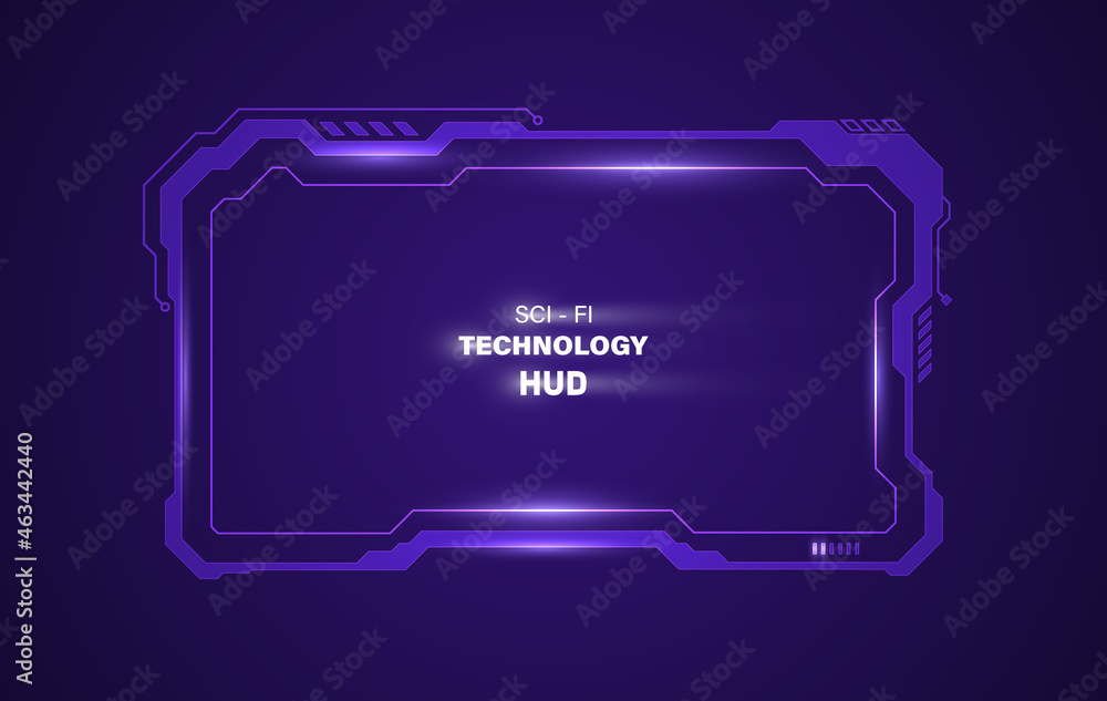 Poster abstract hud ui gui future futuristic screen system virtual design