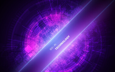 Abstract technology speed concept. vector background