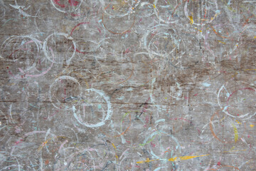 Artistic color background, color stains on wooden plank. abstract background. with copy space, banner design