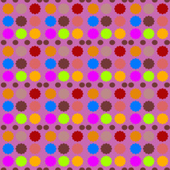 Vector with simple cute patterns of various patterns on various color backgrounds modern prints for textiles and wallpapers