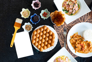 Traditional Hong Kong waffle soft and crunchy from oven.