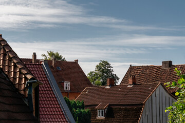 Fototapeta na wymiar über den Dächern einer Altstadt