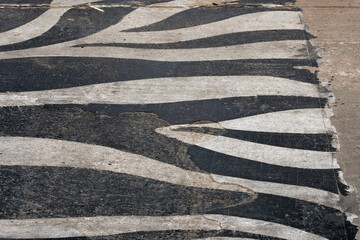 zebra crossing in the city
