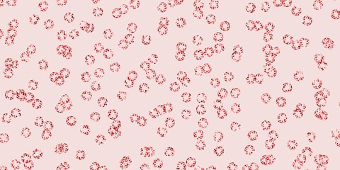 Light orange vector backdrop with dots.