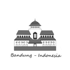 This is an illustration icon for the city of Bandung - Indonesia which is often called Gedung Sate