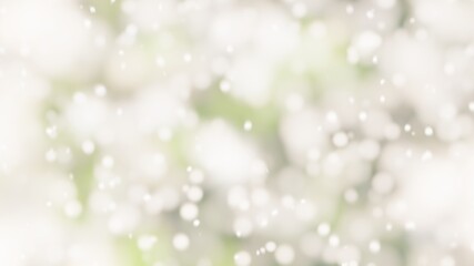 Obraz premium Christmas winter background snowflakes bokeh 3d render