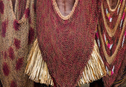 Fragment Of Clothes Of A Woman Of The Dani Tribe.