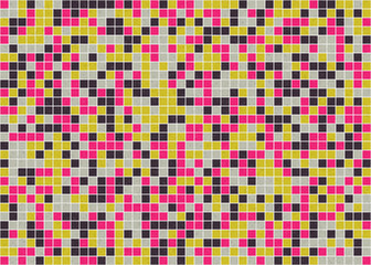 Fototapeta premium Abstract Geometric Pattern generative computational art illustration