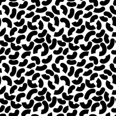 Seamless simple memphis pattern. Modern background. Stylish texture with smooth natural grid, organic shapes. Trendy surface design.