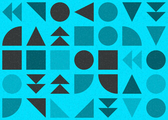 Abstract Geometric Pattern generative computational art illustration