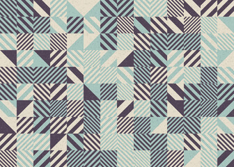 Abstract Geometric Pattern generative computational art illustration