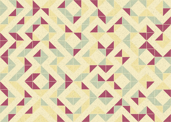 Abstract Geometric Pattern generative computational art illustration