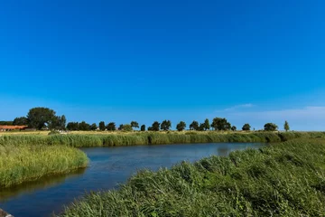 Deurstickers Sehlendorfer Naturschutzgebiet, Binnensee in Norddeutschland © Andrea