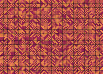 Abstract Geometric Pattern generative computational art illustration
