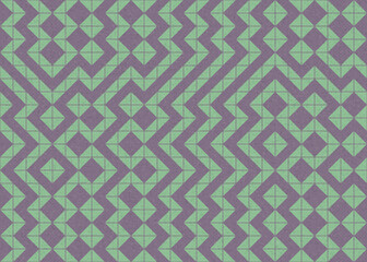 Abstract Geometric Pattern generative computational art illustration