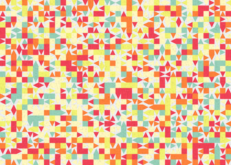 Abstract Geometric Pattern generative computational art illustration
