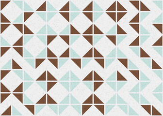 Fototapeta premium Abstract Geometric Pattern generative computational art illustration