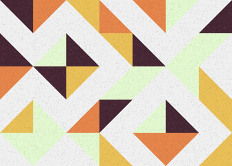 Abstract Geometric Pattern generative computational art illustration