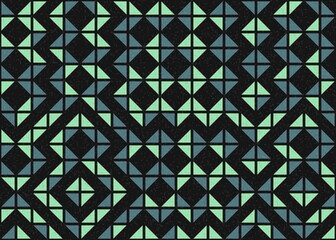 Abstract Geometric Pattern generative computational art illustration