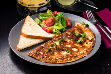 Delicious Egg Omelette with Cheese